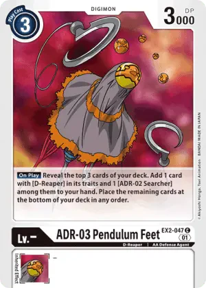 ADR-03 Pendulum Feet - EX2-047 - C - Digital Hazard