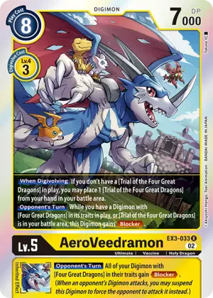 AeroVeedramon - EX3-033 - R - Draconic Roar