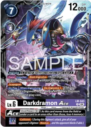 Darkdramon ACE (Limited Card Pack) - LM-043 - P - Special Limited Set