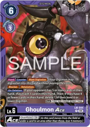 Ghoulmon ACE (Limited Card Pack) - LM-044 - P - Special Limited Set