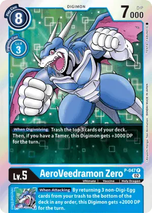 AeroVeedramon Zero (Resurgence Booster Reprint) - P-047 - P - Promotional Card