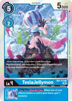 TeslaJellymon - RB1-013 - C - Resurgence Booster