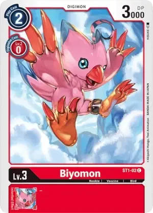 Biyomon - ST1-02 - C - Starter Deck 01 Gaia Red