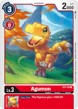 Agumon - ST1-03 - U - Starter Deck 01 Gaia Red