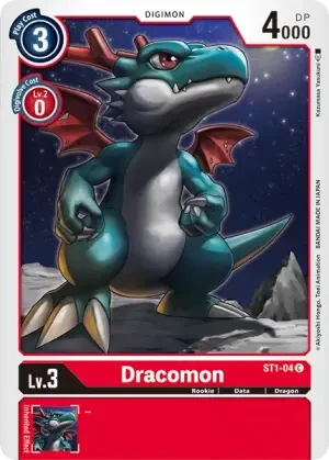 Dracomon - ST1-04 - C - Starter Deck 01 Gaia Red