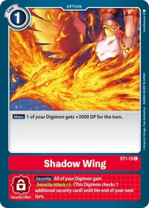 Shadow Wing - ST1-13 - C - Starter Deck 01 Gaia Red
