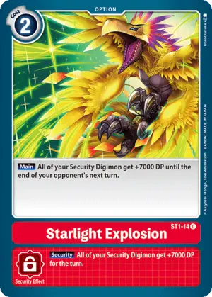 Starlight Explosion - ST1-14 - C - Starter Deck 01 Gaia Red