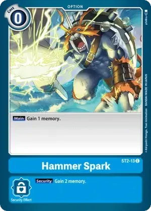 Hammer Spark - ST2-13 - C - Starter Deck 02 Cocytus Blue