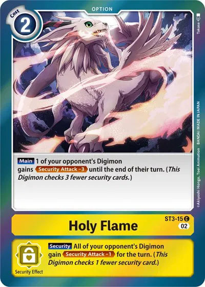 Holy Flame (Resurgence Booster Reprint) - ST3-015 - C - Starter Deck 03 Heaven's Yellow