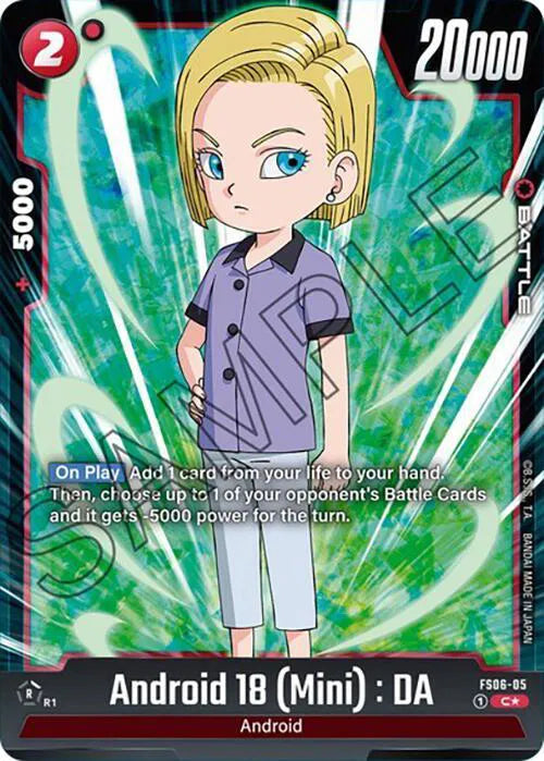 Android 18 (Mini) : DA - FS06-05 - Starter Deck 6 Son Goku Mini